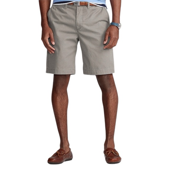 Polo Ralph Lauren Men’s Light Grey Classic Shorts Size‎ 50B New NWT - Picture 1 of 10